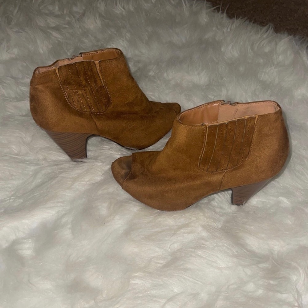 Tan Booties - Picture 3 of 6